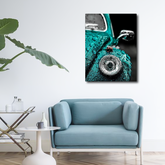 WATER DROPS HITTING PORSCHE Canvas Frames Wall Art